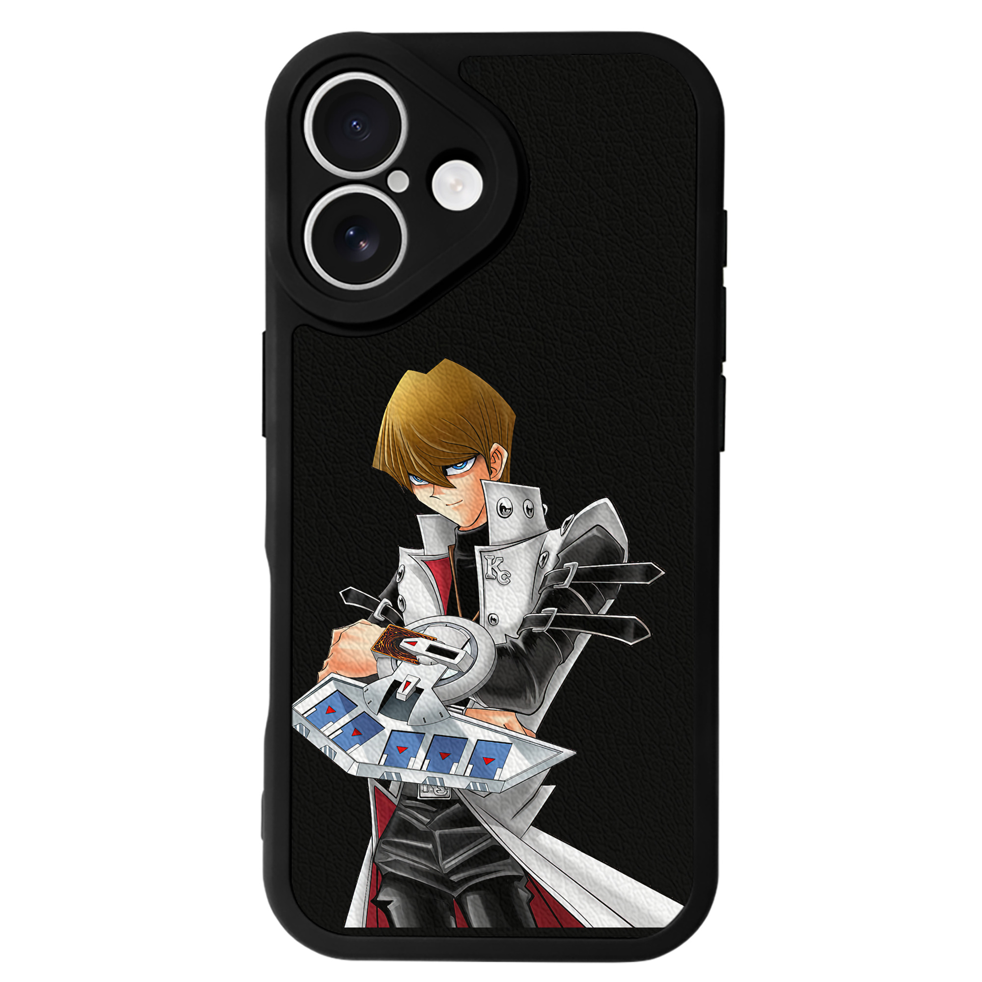 遊☆戯☆王 Yu-Gi-Oh! 【iPhone 16シリーズ対応】シリコンスマホケース（レザー調） 材質：シリコン